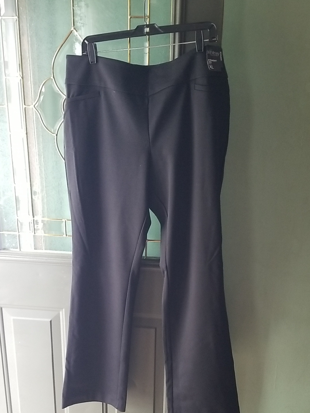 New York & Company Black Boot Cut Dress Pants